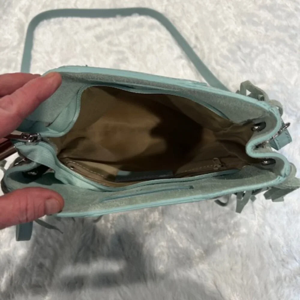 Suede Fringe Purse - Picture 4 of 5